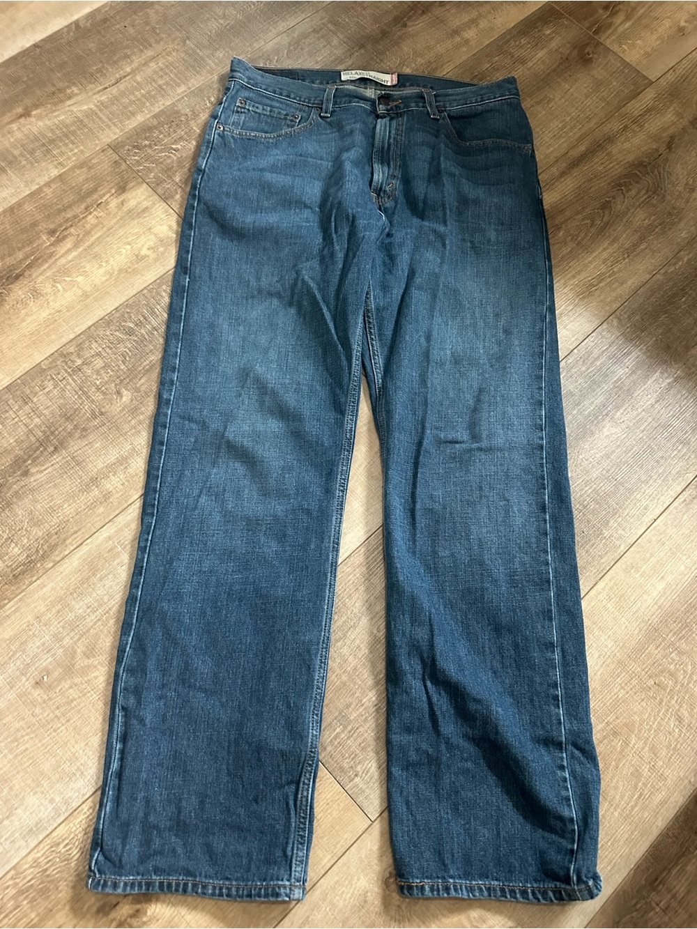 Levi's Men's 559 34x34 Relaxed Jeans in Dark Blue Denim